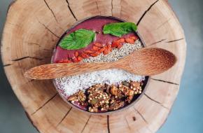 Een quinoa-bowl